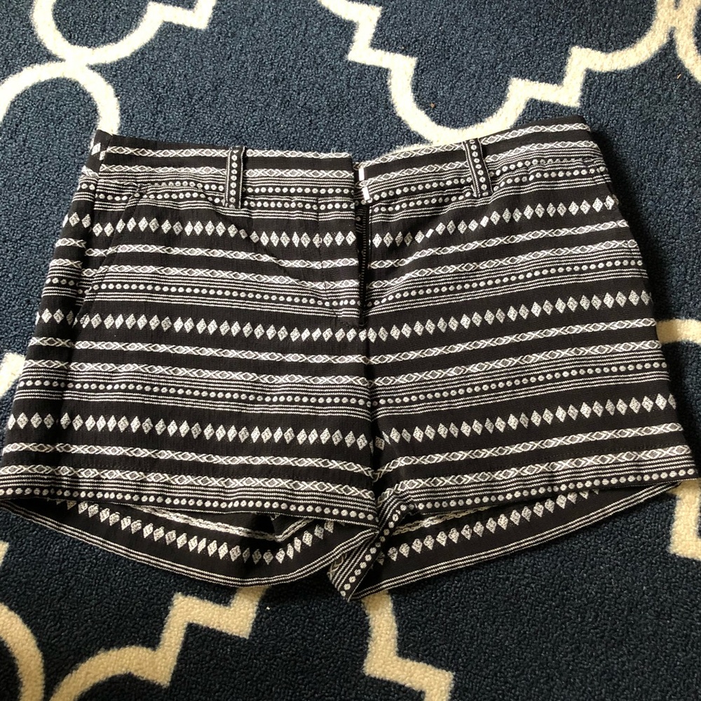 Ann Taylor LOFT black and white shorts